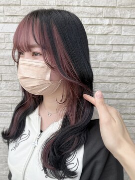 グランボーテ(GrandBeaute) 韓国ヘア/インナーカラー/ホワイトピンク