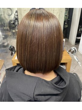 シェル 吉祥寺(shell) グレージュカラー/ボブウルフ/黒髪/ココアベージュ