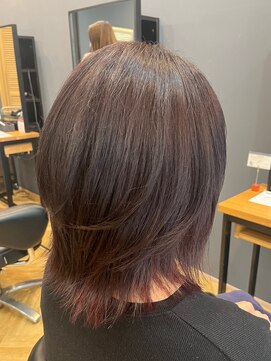 アルター(aL ter) ミディアムレイヤー×レッドブラウンカラー