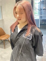 ラミエバイメルト 下北沢(lamie by melt)&nbsp;ピンクベージュホワイトピンクハイトーン小顔顔まわり/毛利