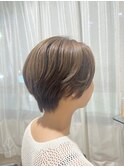ハンサムショート☆オリーブベージュ