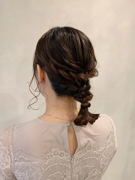 ラトリエコンタン(L´atelier Content) 水引 金箔 成人式ヘア 卒業式ヘア 袴ヘア 振袖ヘア【津田沼】