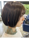 切りっぱなしボブ