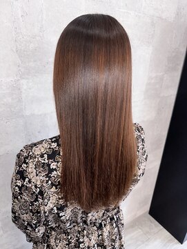 スキル 水戸(SKILL) 髪質改善ストレート/ブラウン