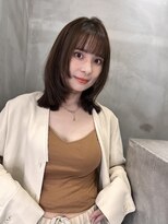 ロンドプロフィール 浦和(Lond profil)&nbsp;中川　前髪カット顔まわり似合わせ外ハネくびれミディ