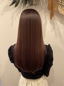 イーナ(iina) ピンクベージュ/チェリーブラウン/ピンクカラー