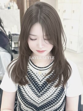 ジィルム(XELM) レイヤーカットミルクティーベージュケアブリーチダブルカラー