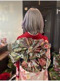 着付け、アップ