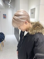 メンズペレ 渋谷(MEN'S PELE)&nbsp;ニュアンスパーマ/韓国マッシュ/スパイキーショート/渋谷