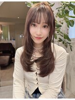 レイラバイアフロート 吉祥寺(Lila by afloat)&nbsp;顔まわりカット/レイヤーカット/ロングレイヤー/韓国ヘア