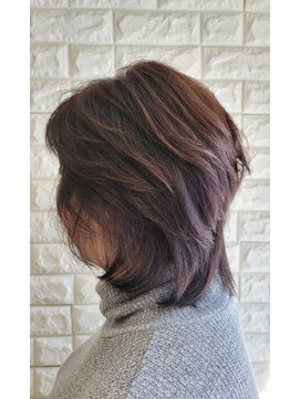 松本平太郎美容室 国立店 ショートウルフ×イノアカラー×ハイライト