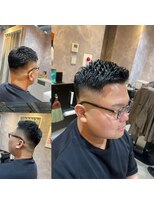メグロバーバーショップロッポンギ 目黒六(MEGURO BARBER SHOP 6PPONGI)&nbsp;ジョーfitスタイル /フェザーアップ