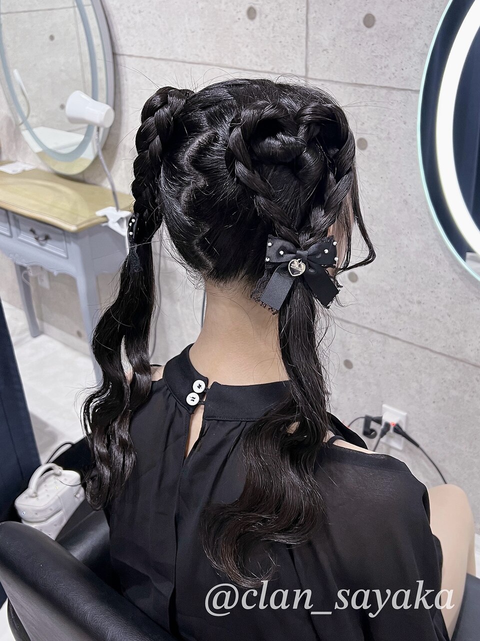 ハートクラゲヘア/心斎橋ヘアセット：L252539563｜ヘア サロン クラン