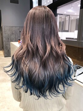 シオン(shion) ロングおくれ毛韓国ヘア顔周りレイヤー_ba552921