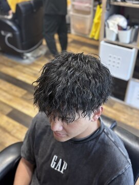 バーバーブロス(BAR BER bro's) ツイストスパイラルパーマ/浦安/メンズパーマ/波巻きパーマ