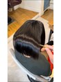 グラスヘア(Grous hair)&nbsp;ボブの美髪矯正です。乾かしただけでまとまるので朝も楽ちん♪