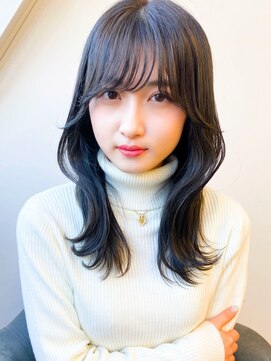 アース 天満橋店(HAIR & MAKE EARTH) 20代30代◎冬の韓国風くびれミディ×顔周り小顔