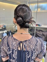 ケンジ 横浜(KENJE) カチモリヘア/ツインアレンジ/シニヨン/お呼ばれヘア