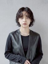 オレロ 国立(olelo) ナチュラルショート/ミルクブラウンダークパープル/ダウンバング