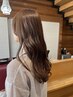 ♪カラーだけでもお気軽に♪カラー＋シャンプーブロー