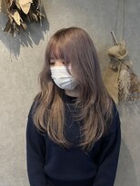 パーミル ヘア クマモト(permille ‰ hair Kumamoto) ラベンダーグレージュ×レイヤー