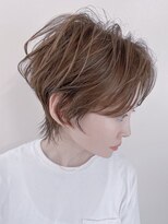 アナザヘアー なんば 高島屋前店(ANAZA hair)&nbsp;ウルフショート＆無造作ウェーブ