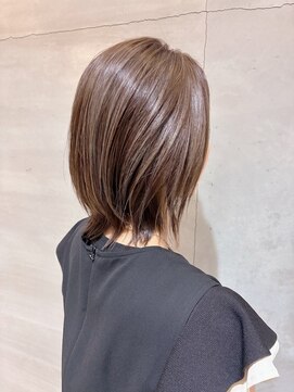 グラム バイ レイエレガンス(glam by REIELEGANCE) 大人かわいいショート/グレージュ