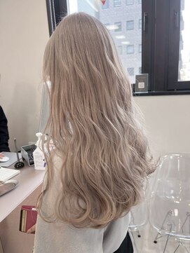 ペレ 原宿(PELE) ダークパープルナチュラルショート夏のヘアアレンジ原宿