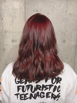 サロンドミルク 原宿(salon de MiLK)&nbsp;ケアブリーチ×レッドバイオレット