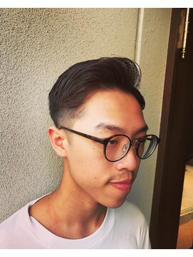 リバレッジ 広尾(Leverage) メンズビシカジモテバーバー風スタイル