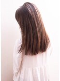 シャンドゥール栄by二股 エアリー感の艶髪セミロング