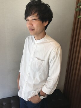 フルール(Fleur) 黒髪モテパーマ【クレド徒歩1分Fleurhair松浦】