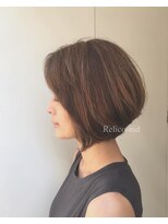レリコ ニド(Relico-nid)&nbsp;髪質改善20代30代40代大人可愛い上品カラー×クールボブ