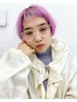 ラベンダーコンパクトボブ