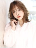 大人かわいい/レイヤー/ベージュアッシュ/20代30代40代/表参道
