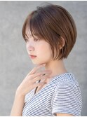 前髪あり大人ショートボブ20代30代40代【AIN.表参道】川原大地