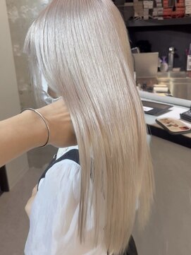 ペレ 渋谷(PELE) K125_ブロンドベージュ ブリーチ2回~