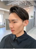 【メンズ】ツーブロック サイドパート ビジネススタイル