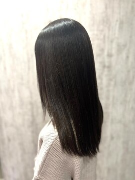 テトテ 門戸厄神店(tetote) 【tetote村山サロンスタイル】髪質改善☆黒髪ストレート