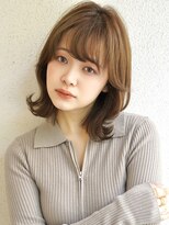 ブゾン(buZon)&nbsp;【buZon ブゾン】外ハネくびれボブ×シルキーベージュ