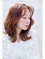 ヘアーメイク スリー(Hair Make 3) ガーリー[前髪アンブレラカラーこなれミディ]