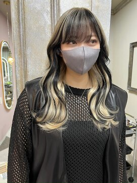ガルボ ヘアー(garbo hair) ハイトーン プルエクステ ロング 10代 20代
