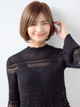 メモリーズ 表参道(Memories)の写真/オシャレカラーでお悩み解決◎上品で艶やかな髪色を実現♪《ショートボブ/脱白髪染め/白髪ぼかしが得意◎》