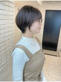 ショートヘア/ボブ/可愛い丸み/簡単スタイリング/20代30代