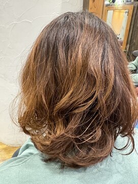 ヘアーハピネス ハート(hair happiness heArt) 30代40代50代大人可愛いデジタルパーマナチュラルくせ毛風