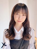 アルバム 池袋(ALBUM) 美髪ニュアンスカラーグレーベージュレイヤーロング_ba486863