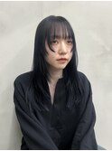 セミロング/レイヤーカット/顔まわりレイヤー