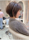 ショートカールセミディシアーカラー姫カット【工藤昴】