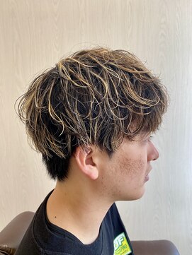 アクイール イストワール(Accueillir Histoire) メッシュ×ツイスパ［波巻きパーマ/ツイストスパイラルパーマ]