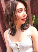 ★大人可愛いモテ髪20代30代40代くびれヘア外ハネボブ